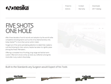 Tablet Screenshot of nesikafirearms.com